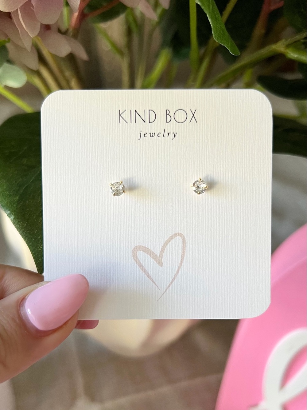 14K Plated Gold Stud Earrings